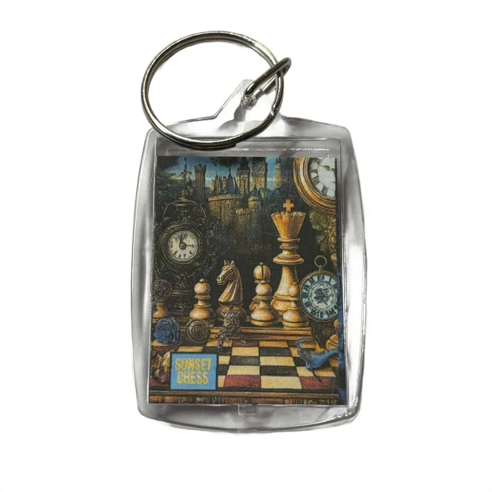 Classy - Chess Photo Keychain - Picture 1 of 3